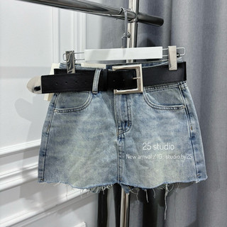 Quần jeans giả váy kèm belt hàng qccc | by25