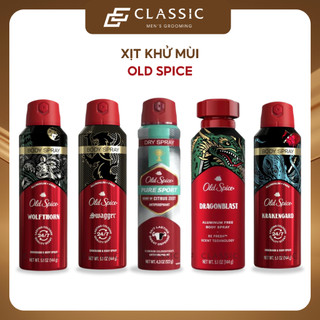 Xịt khử mùi old spice body spray