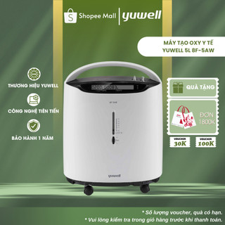 Máy tạo oxy y tế 93% yuwell 8f-5aw - hỗ trợ bệnh nhân suy tim, suy phổi, rối loạn hô hấp - bảo hành 1 năm