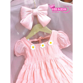 Váy xòe công chúa bé gái babydol, hàng thiết kế mềm, đẹp