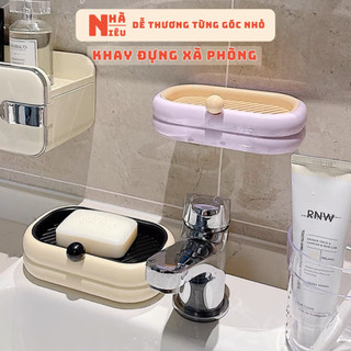 Khay Đựng Xà Phòng Kệ Để Xà Bông Cục Dán Tường Nhà Tắm Tiện Lợi BepNieu