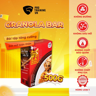 Ngũ cốc ăn kiêng Granola Bar Protrainingvn hộp 500gr