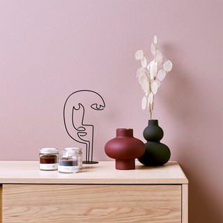 Lọ hoa | JYSK Robert | gốm | đen | DK11xC15cm