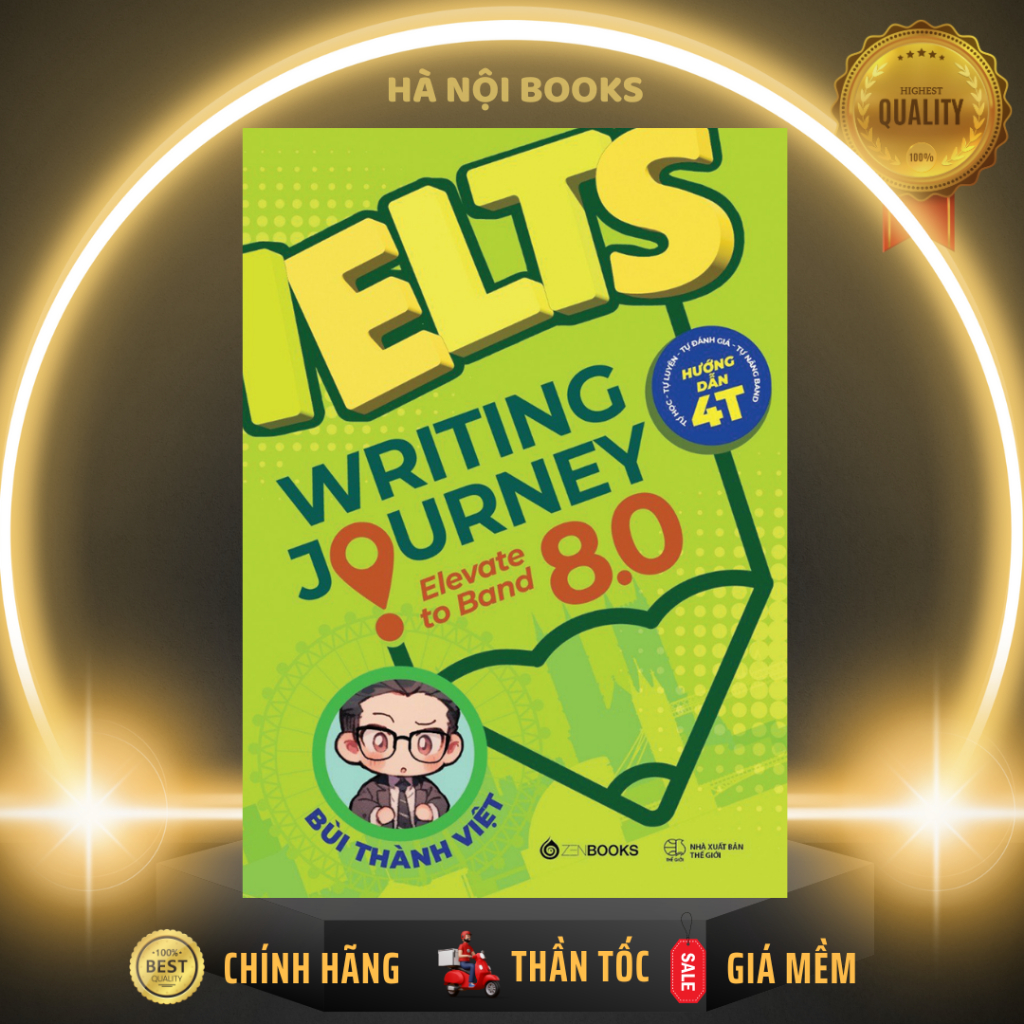 Sách - Bộ 2 cuốn IELTS Writing Journey Elevate To Band 8.0 + IELTS Writing Journey From Basics To Band 6.0 (Lẻ tùy chọn) | BigBuy360 - bigbuy360.vn