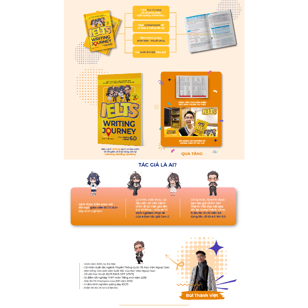 Sách - Bộ 2 cuốn IELTS Writing Journey Elevate To Band 8.0 + IELTS Writing Journey From Basics To Band 6.0 (Lẻ tùy chọn) | BigBuy360 - bigbuy360.vn