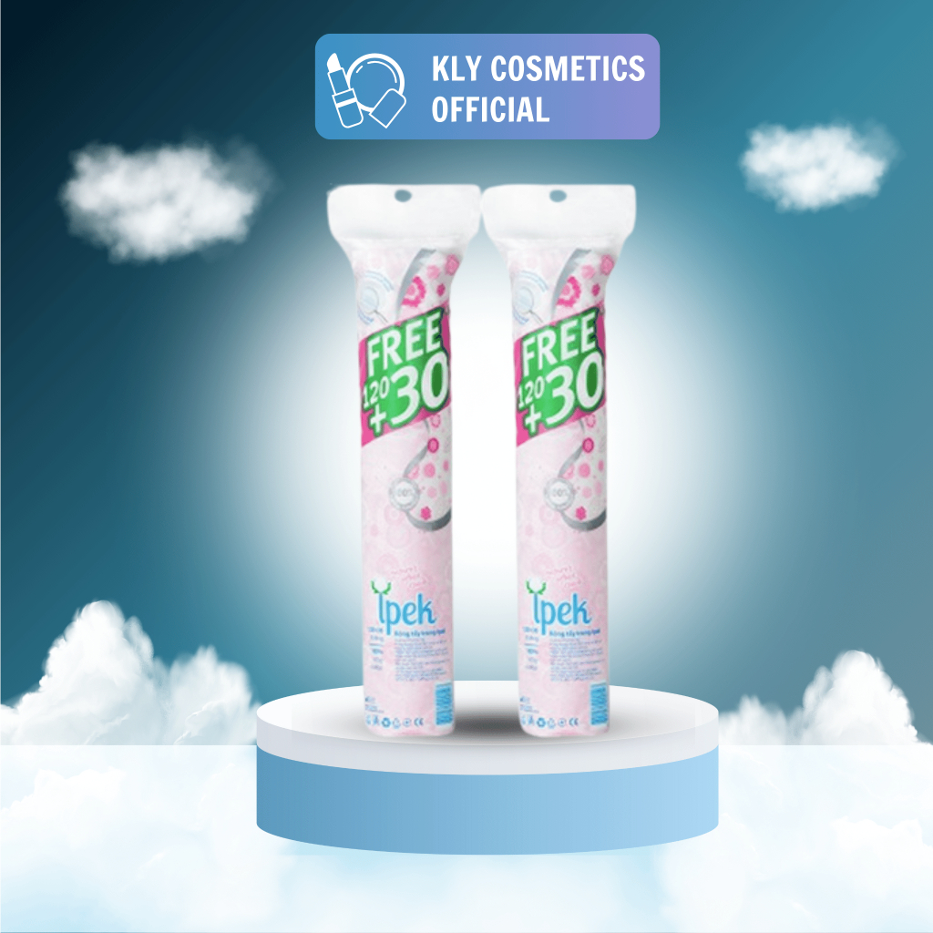 Combo 2 bông tẩy trang Ipek 150 miếng