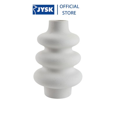 Lọ hoa | JYSK Alvis | dolomite | trắng | DK20xC30cm