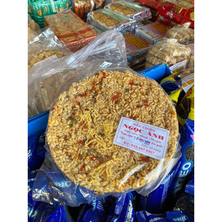 Cơm cháy nếp chiên- cơm cháy chà bông mỡ hành