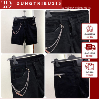 Quần Jeans Ngố Nam Có Khoá Siêu Hot - Quần Ngố Nam Siêu Hot Hít