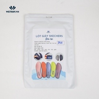 Lót Bàn Chân Memory Foam WE-SKECHER Êm Ái, Lót Giày 2cm Màu Random