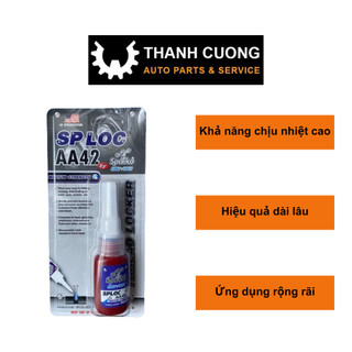 Keo khóa ren, keo chống xoay tuôn ốc, bù lon,...thương hiệu sparko sploc aa42