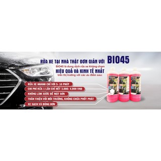  NƯỚC RỬA Ô TÔ - XE MÁY KHÔNG CHẠM EKOKEMIKA ITALY BIO 45-1L 