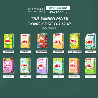 [HCM Yerba Mate] FULL 12 Vị Trà Dòng CBSe bịch 500g Nhập Argentina - Trà Messi - Free 10 túi Lọc + tặng kẹp trà