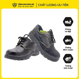 Giày bảo hộ lao động ABC giá rẻ mũi thép chống đinh chuyên dụng