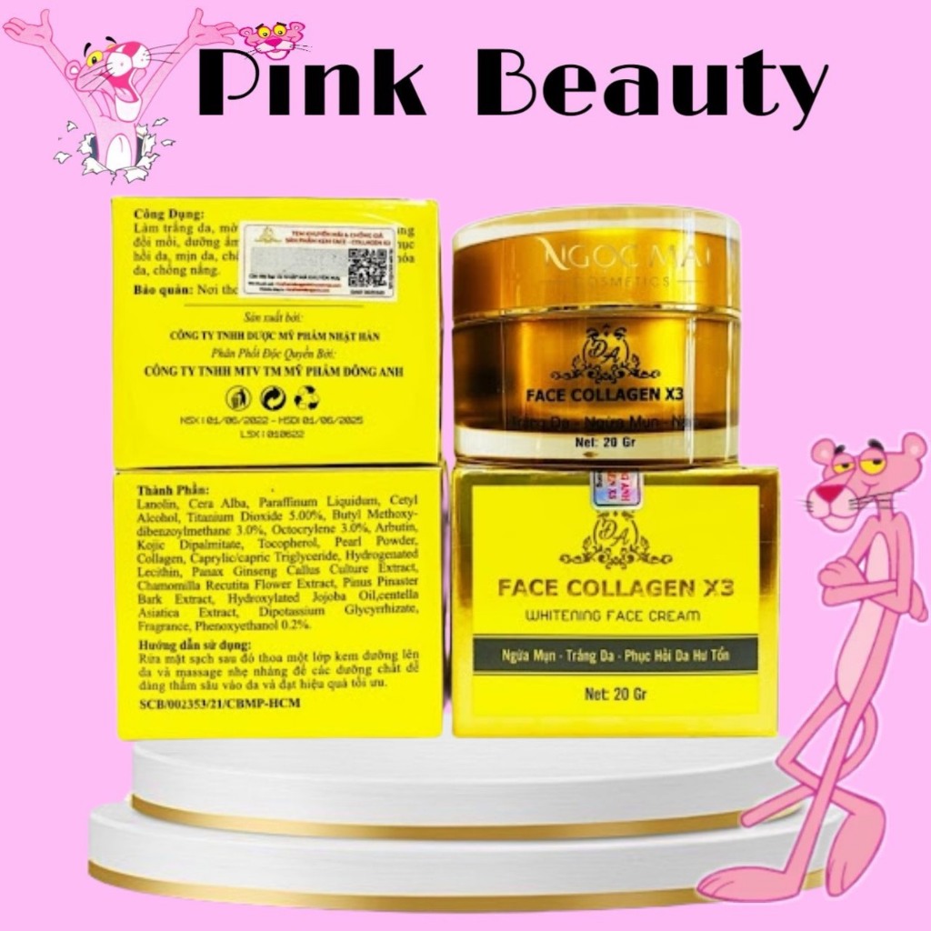 [HÀNG CHÍNH HÃNG] Kem Face Collagen X3 chính hãng Mỹ Phẩm Đông Anh - Kem dưỡng da mặt Colagen X3 Lux