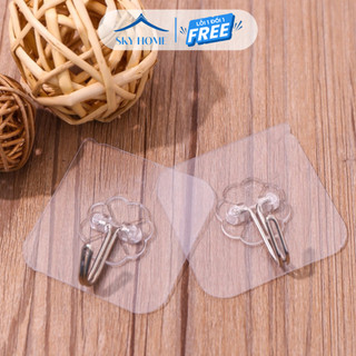  Móc Dán Tường Chịu Lực Siêu Dính Không Cần Khoan Móc Treo Quần Áo Đồ Dùng Nhà Bếp Tiện Lợi MD02 - Sky Home 