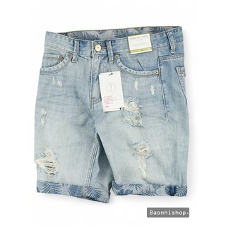 Quần short jean nam hàng xuất khẩu xịn spao slim - size 30-31