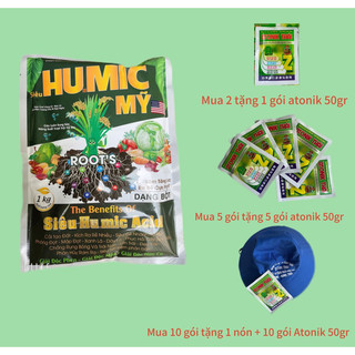 Humic mỹ 1kg chăm sóc cây, ra rễ cực mạnh, hạ phèn, phục hồi cây sau th