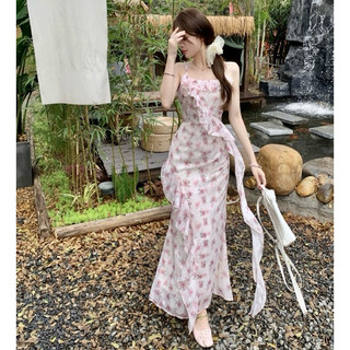 Đầm tiểu thư vintage retro xinh xắn dạo phố|Đầm dự tiệc ulzzang sang chảnh quyến rũ