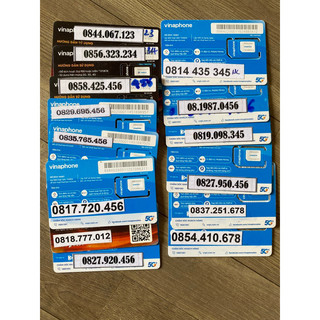 [HM] Sim Vina số dễ nhớ đuôi 345, 456 (Khách tự đăng ký sim nhé)