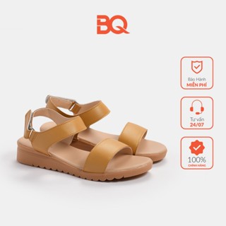 Giày sandal nữ đi học quai ngang đế bằng cao 3 phân SD BQ15