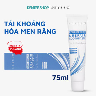 Kem đánh răng Seysso Reminalize 75ml tái khoáng men răng chuyên cho bàn chải điện