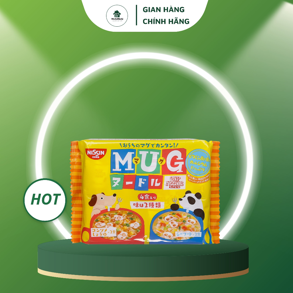 (Date mới) Mì Mug Nhật cho bé