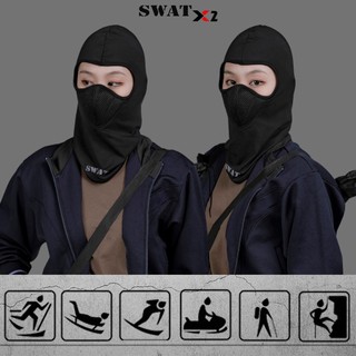 Khăn trùm ninja SWAT X2 3 lớp cao cấp - Có lưới kháng bụi