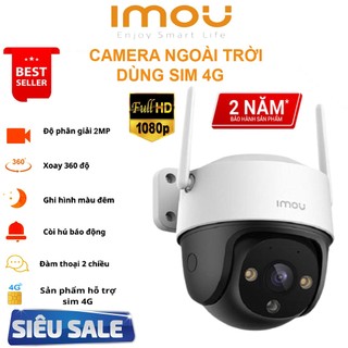 Camera Wifi Imou S21FTP 2MP Kết Nối Sim 4G quay 360 độ Còi Hú Báo Động, Đàm Thoại 2 Chiều và Có Màu Ban Đêm- BH 2 Năm