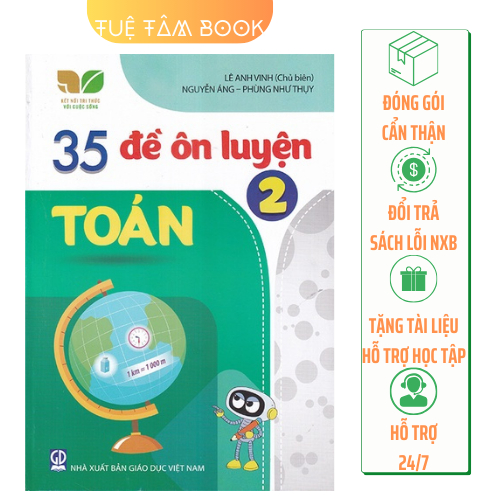 Sách - 35 đề ôn luyện Toán 2 (Kết nối tri thức với cuộc sống)