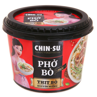 Hộp Phở bò Chinsu (có gói thịt bò thật)