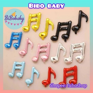 Bóng hình nốt nhạc trang trí sinh nhật - BiBo baby