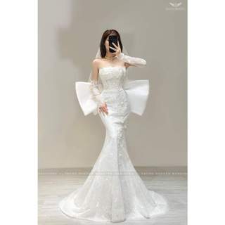 Váy tiệc, váy đi bàn dâu kiểu dáng nhẹ nhàng, xinh như công chúa