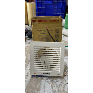 Quạt hút Senko gắn tường 1 chiều H100 25W Chính hãng khoét lổ vuông 15x15cm