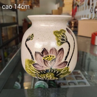 Bình Hoa Gốm Bát Tràng Trang Trí Decor