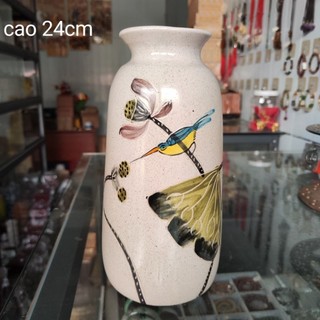 Bình Hoa Gốm Bát Tràng Trang Trí Decor