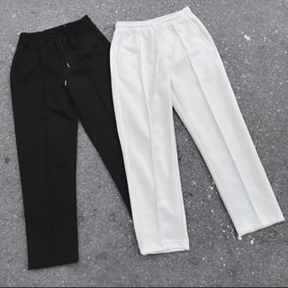 Quần dài ống rộng nam nữ kiểu dáng basic, dáng suông, form rộng, chất vải cao cấp co dãn tốt