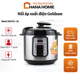 Nồi áp suất điện đa năng KAW - Goldsun GPC5501, nồi hầm áp suất, bảo hành 12 tháng