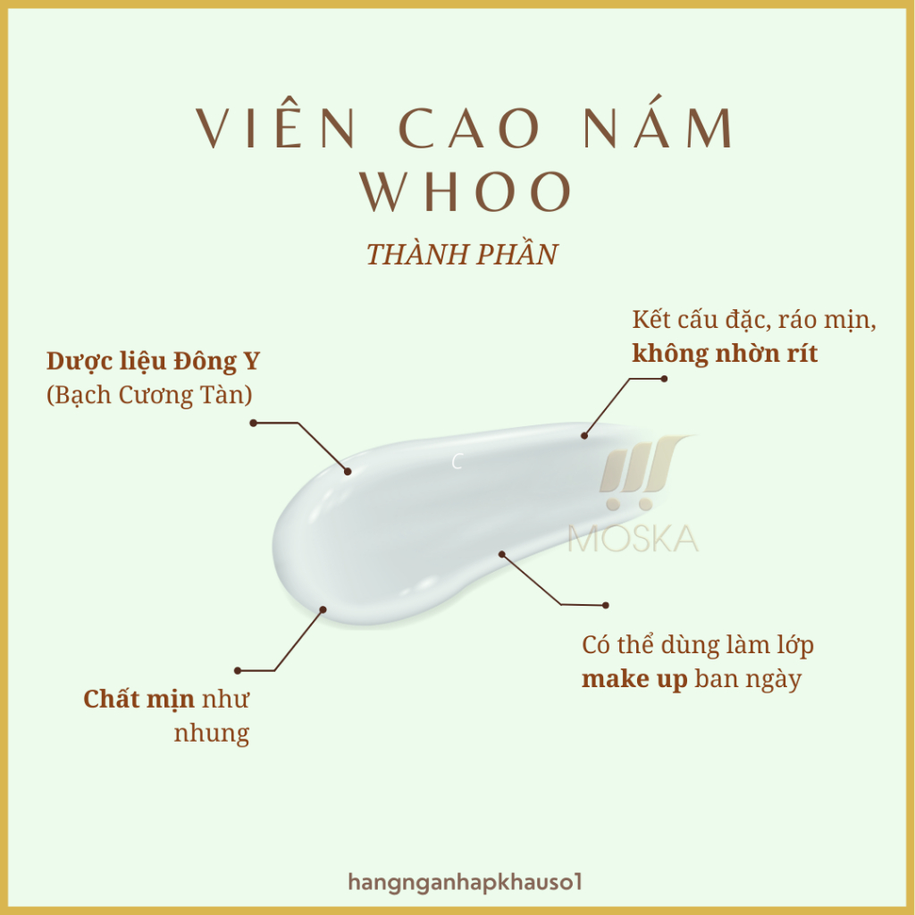 Viên Cao Nám whoo Sạch Nám, Da Trắng Hồng - Whoo Radiant White Intensive Spot Corrector | Moska Shop