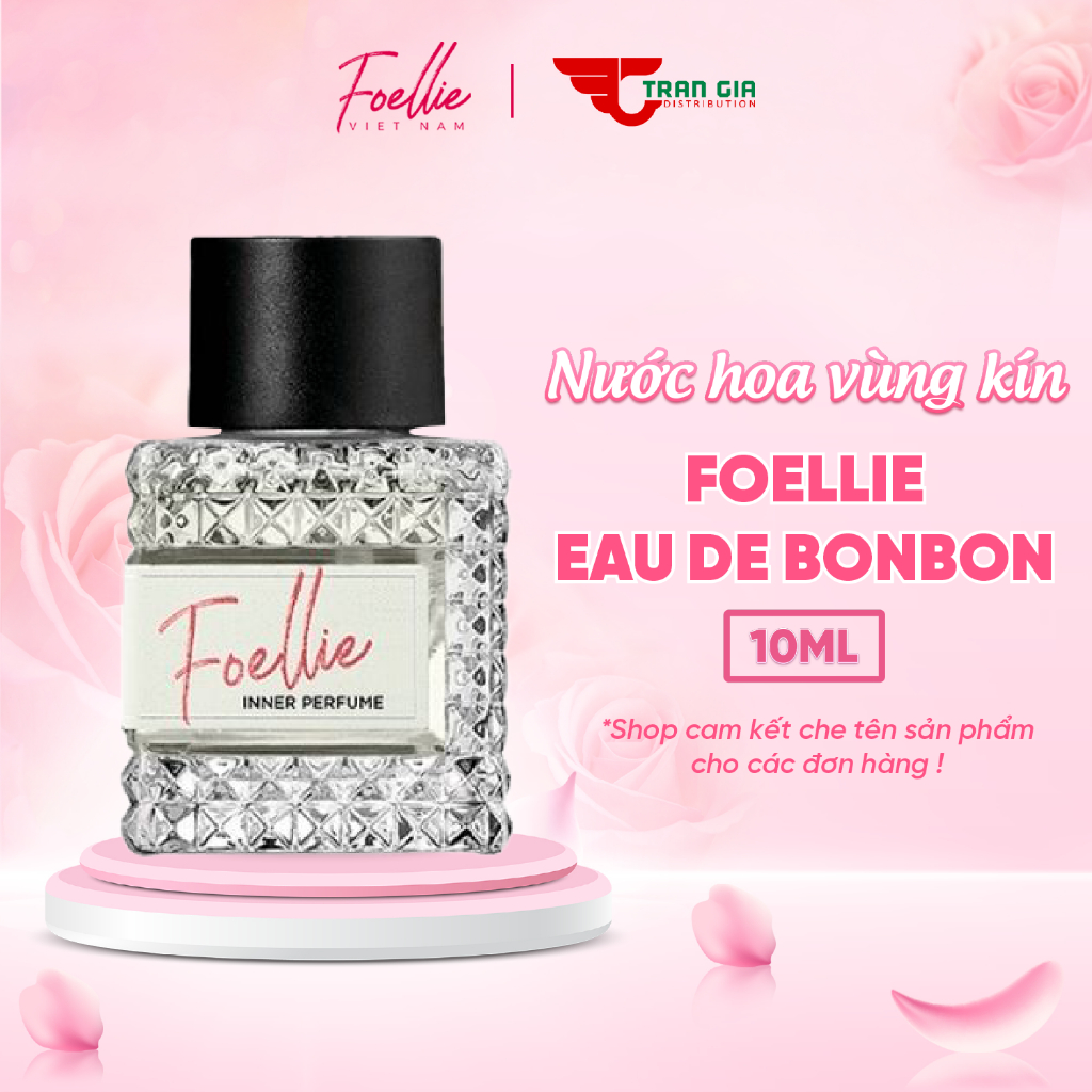 Nước hoa vùng kín FOELLIE Eau De BonBon Inner Perfume Cao Cấp Hàn Quốc, hương đào ngọt ngào, tươi mát 10ml