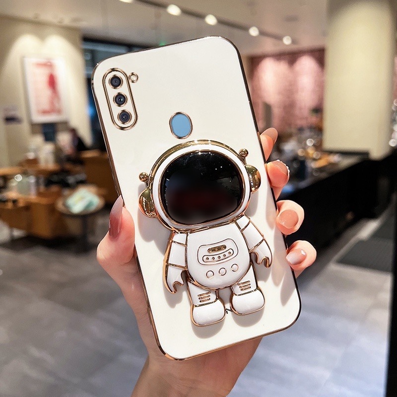 Ốp Lưng  Samsung M30S mềm dẻo chống sốc   hình Phi hành gia có giá đỡ Samsung M30S