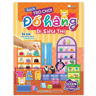 Sách - trò chơi đồ hàng - đi siêu thị