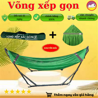 Võng xếp sơn tĩnh điện kiểu cỡ người lớn
