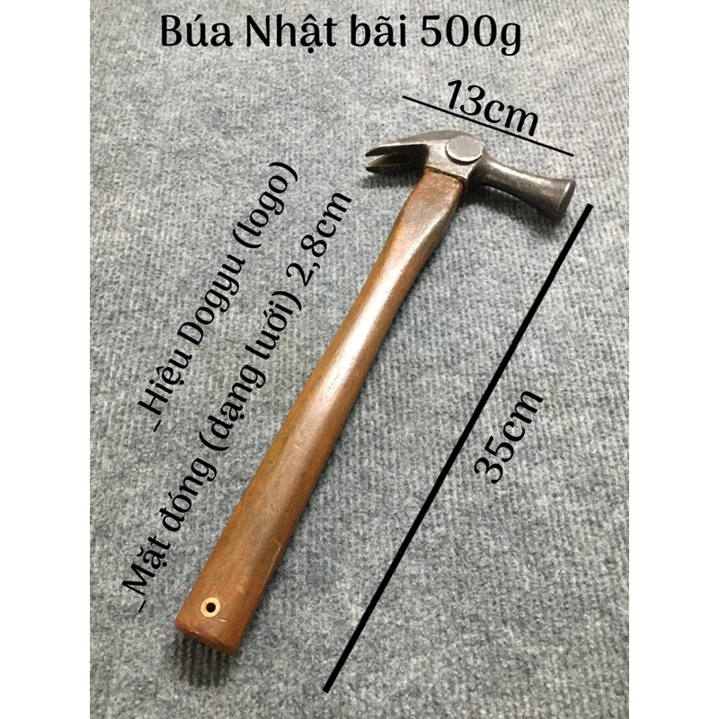 Búa Nhật bãi 500g, hiệu Dogyu (logo)