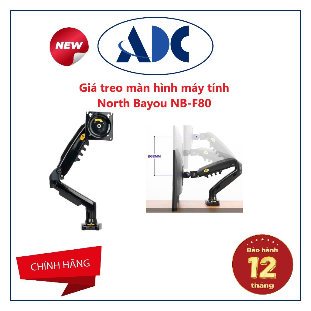 Giá treo màn hình máy tính North Bayou NB-F80 Bảo hành 12 Tháng
