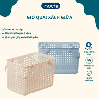 Giỏ xách Nachi Inochi, giỏ đi sinh, đựng đồ tiện dụng không giòn gãy, phai màu Inochi. NOWSHIP GIAO MÀU NGẪU NHIÊN