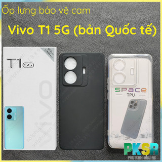Ốp lưng Vivo S15E/ Vivo T1 5G (bản Quốc tế, Snapdragon 778G) dẻo trong, dẻo đen bảo vệ cam cao cấp, bền đẹp