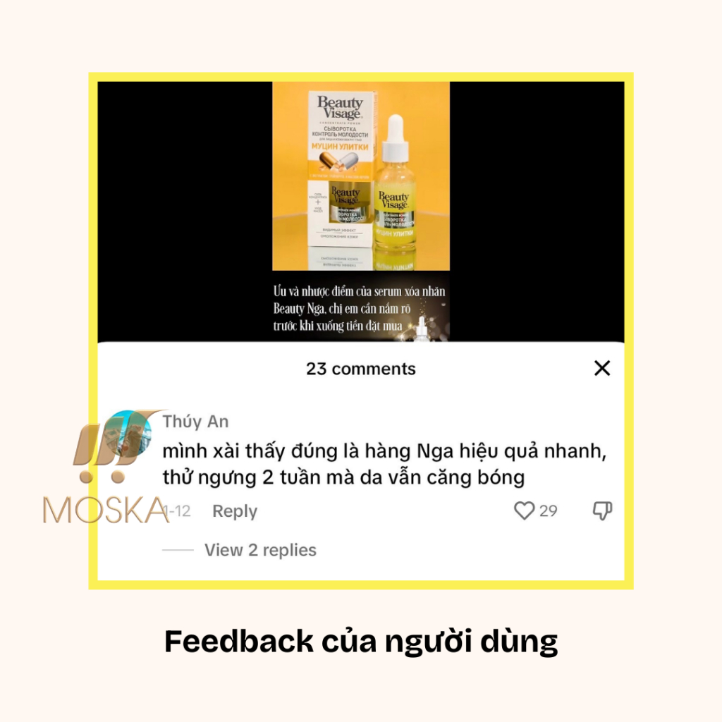 Tinh Chất Tái Tạo Da Serum Beauty Visage Nga Làm Mờ Nếp nhăn, Trẻ Hóa Da  | Moska Shop