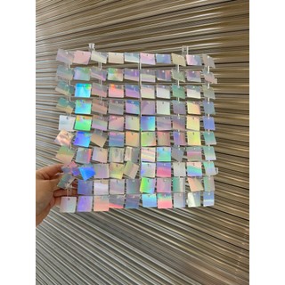 Phông nền lấp lánh nhựa 30x30cm rèm Sequin đủ màu có thể nối ghép trang trí background, tiệc tùng, nhà cửa