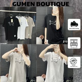 [NEW] Áo Thun Thôm Nam In Hình Chú Chó Trước Ngực Cực Dễ Thương - Áo Phông Nam Thôm In Hình Mặt Trước Ba Màu Hot Hit